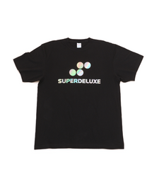 SUPERDELUXE GAMES Tシャツ レインボー箔押し
