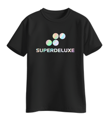 SUPERDELUXE GAMES Tシャツ レインボー箔押し
